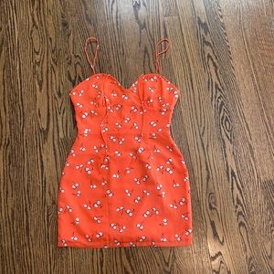 Superdown cherry dress